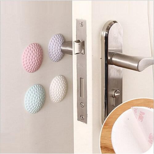 Strong Adhesive Rubber Door Buffer Wall Protector Door Handle Door Handle Bumper Door Stop Sanitary Products