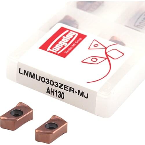 LNMU0303ZER MJ AH130 LNMU0303ZER MJ AH725 Carbide Blades Milling Inserts CNC Metal Lathe TurningTools For Stainless Steel ,Steel