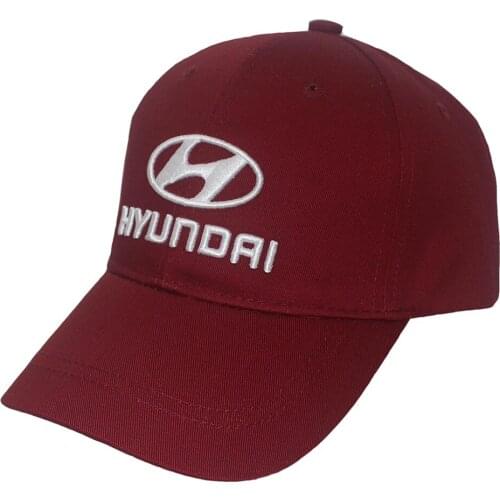 Famous Brand Car Logo Baseball Cap Hat Promotional Good Quality Maroon 3D Embroidery Logo Car Cap