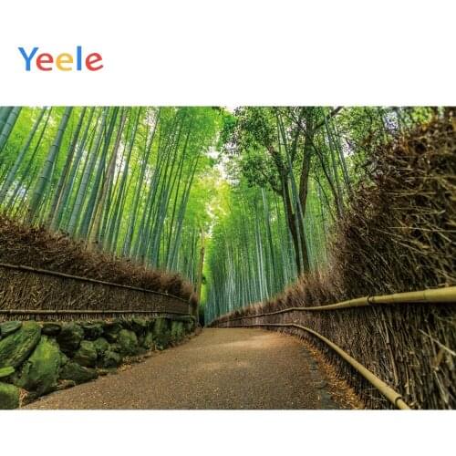 Yeele Landscape Portrait Stone Bridge Bamboo Forest Photography Backdrops Personalized Photographic Backgrounds For Photo Studio