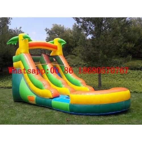 China Guangzhou) Factory direct inflatable slide / castle / trampoline / pool slide YLY-Y38