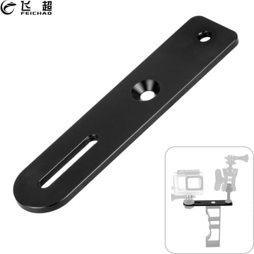 Aluminum Connect Flash Bracket Plate 1/4" Screw Hole Quick Release Board Support 30kg Studio Tripod Light Stand DSLR Cameras