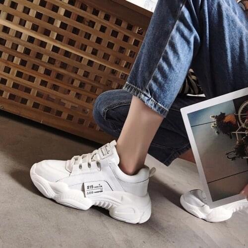 Summer Women Sneakers Fashion Shoes Trend Casual Flats Sneakers Female New Fashion Comfort White Vulcanized Platform Shoes