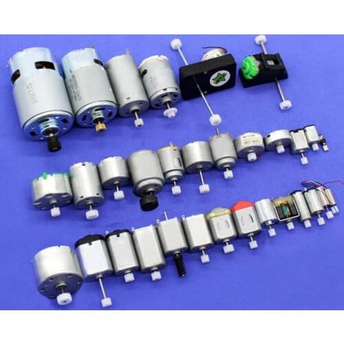 Miniature DC Motor Gear For DIY Model Making 130 020 310 300 130SH 4X8MM 050 140 180SH 030 614 775 N20 270 360 612 1220 545