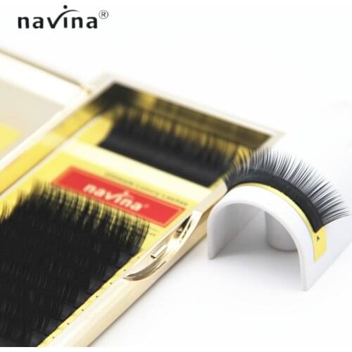Navina JBCD Curl VIP Golden Box False Eyelashes Extension Mink Lashes Black Thick Lashes Inovation Grafting Fake Eyelash
