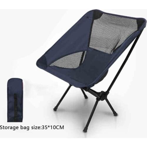 Portable Ultralight Folding Chair Camping Beach Chair High Load Aluminum Fishing Hiking Picnic BBQ Seat Outdoor Tools