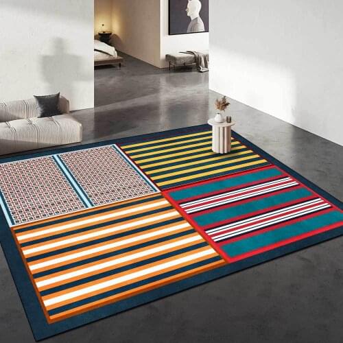 Casual Bohemian Rug 3D multi-color geometry Ethnic style Carpets for living room bedroom Area rugs Home kitchen floor mat custom