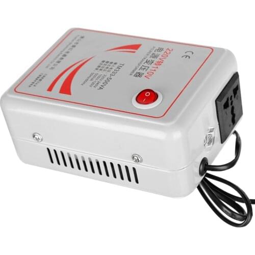 1Pcs AC 220v to 110v Inverter Charger Voltage Transformer Step Down Converter Voltage Converter 500W Adapter Pure Copper Coil