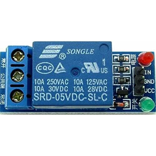 5v 1 Channel Low Level Relay Module with Optocoupler
