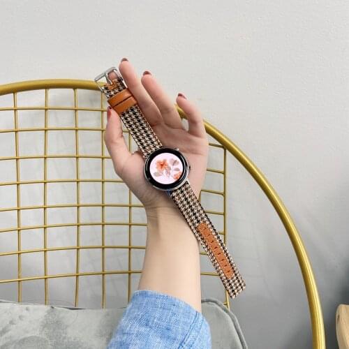 20mm 22mm strap For Samsung Gear S3 s2 sport Classic huami amazfit gtr bip galaxy active 41mm 45mm Band huawei watch gt 2 46mm