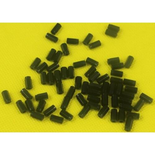 Ultra light 0.3g Pillar HEX 10 internal hidden nipples 10mm alloy black silver Gauge 14 14G road racing MTB XC cyclocross bike