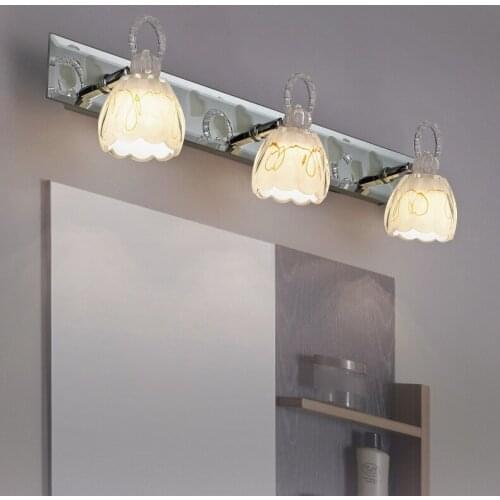 Mirror lens headlight led contemporary and contracted waterproof bathroom toilet tank wall lamp makeup light dresser
