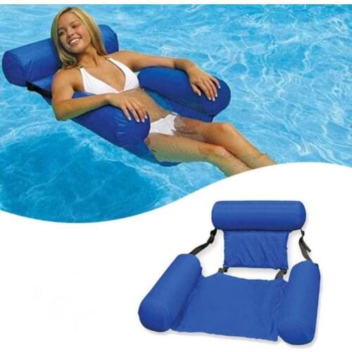 Water Chair Row Folding Back Floating Bed Floating Boatinflatable Floating Swimming Sofa Inflatable Swimming Pool Swimming Ring