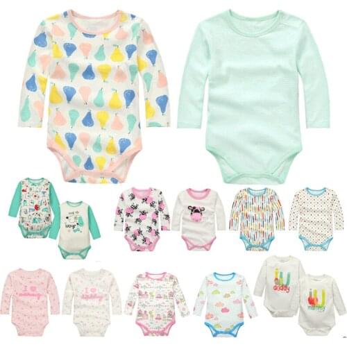 Y20 baby clothes in the fall winter jumpsuit cotton baby triangle ha clothes Male and female baby variety of optional 2pcs/set