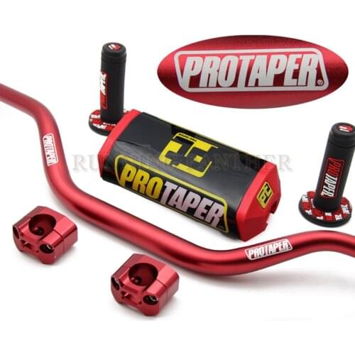 5 colors 1 1/8'' Fat Bar 28mm Handlebar Grips Metal Mulisha Clamps Pad MX For HONDA KAWASAKI SUZUKI YAMAHA