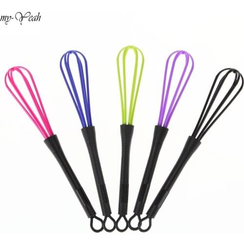 1Pc Hairdressing Dyeing Brush Stirrer Hair Coloring Mixer DIY Dyestuff Whisk Blender Stripe Stick Pro Salon Barber Styling Tool
