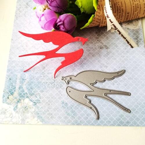 2021 Animal Swallow Decoration Scrapbook Paper Craft Knife Mould Blade Punch Stencils Dies Metal Cutting Dies