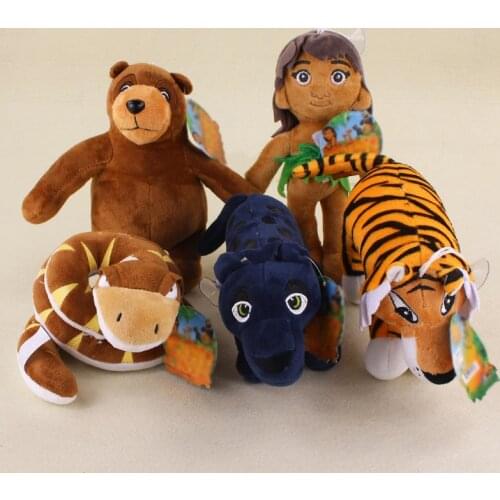 5 styles cosplay tiger bear snake Plush soft stuffed animals Toys for kids gifts