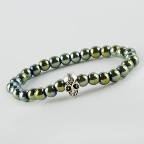 6 mm Hematite Doğaltaşlı Bracelet