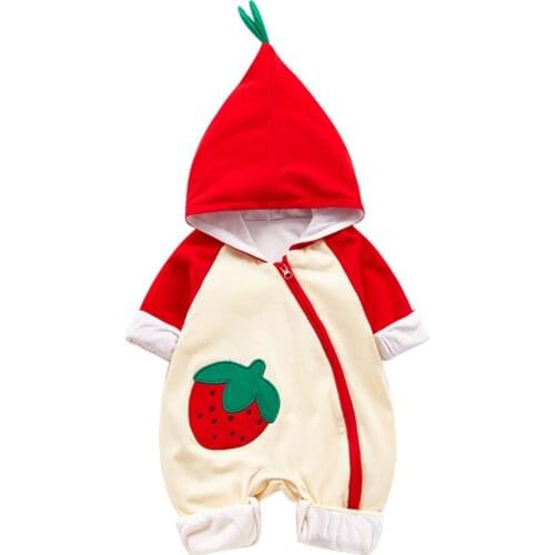 Free shipping! Babys one-piece clothes, babys winter climbing clothes with hat, ha clothes, lovely and warm