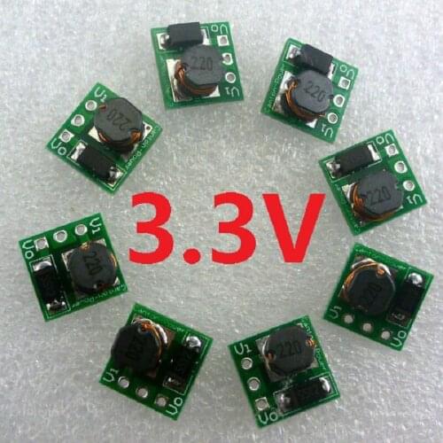 Ce024 8pcs 500ma 0.8-3.3v To 3.3v Dc Dc Boost Regulator Switching Power Supply Module