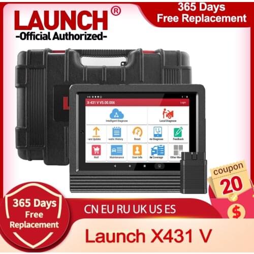 Launch X431 V 4.0 OBD2/EOBD 8 Inch Diagnostic Tool 2 Years free Update DBScar 30+ Special Reset X-431 Pro Mini 8" Auto Scanner
