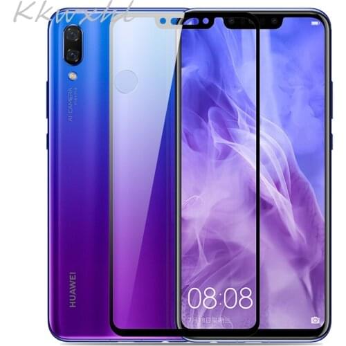 For Huawei Mate 20 Lite (Maimang 7) Glass Screen Protector Huawei Mate 20lite Tempered Glass Full Cover Film