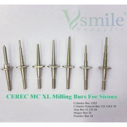 Sirona Milling Burs For The Cerec Mcxl Or Inlab Mcxl