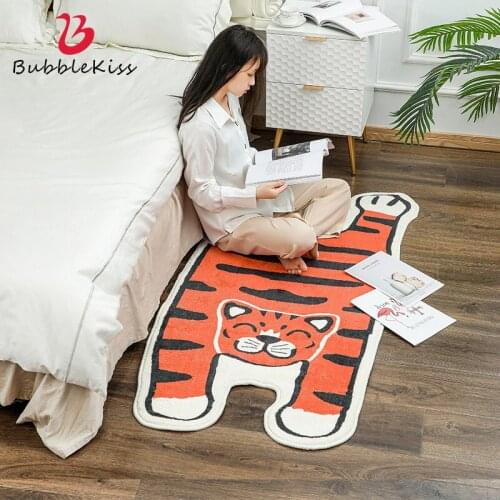 Bubble Kiss Carpet Cartoon Animals Pattern Rugs For Living Room Children Bedroom Decor Carpets Cute Home Soft Bedside Area Rug