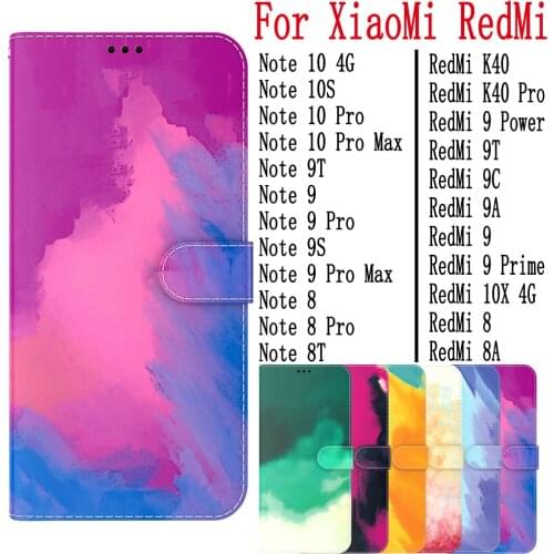Sunjolly Leather Case Flip Card Wallet Cover coque For XiaoMi RedMi Note 8 8T 9 9S 9T 10 10S Pro Max K40 Pro 9 9T 9C 9A 9 8 8A