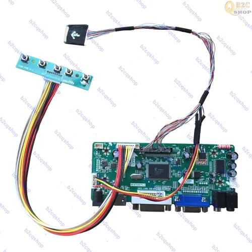 M.NT68676.2A LCD/LED Screen Controller Board Diy Monitor Kit for 1440X900 LTN141BT08 (HDMI-compatible+DVI+VGA)