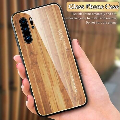 Marble Tempered Glass Phone Case For Huawei Y6 Y7 Y9 Y5 Prime 2019 2018 Y8P Y7P Y7A Y9S Gradient Silicone Case Back Cover Funda