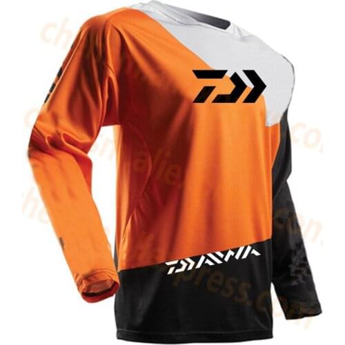 2019 New Style 4 Colors Daiwa Dawa Men Fishing Clothes UV Protection Moisture Wicking Quick-drying Breathable Fishing Shirts