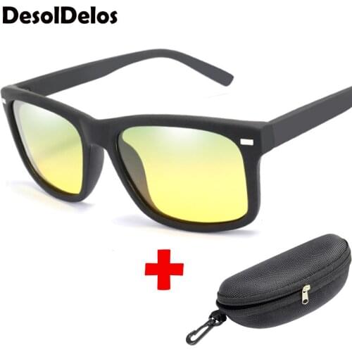 Men Glasses Drivers Night Vision Goggles Anti-Glare glasses Women Polarized Driving Sunglasses Day Night gafas oculos de sol