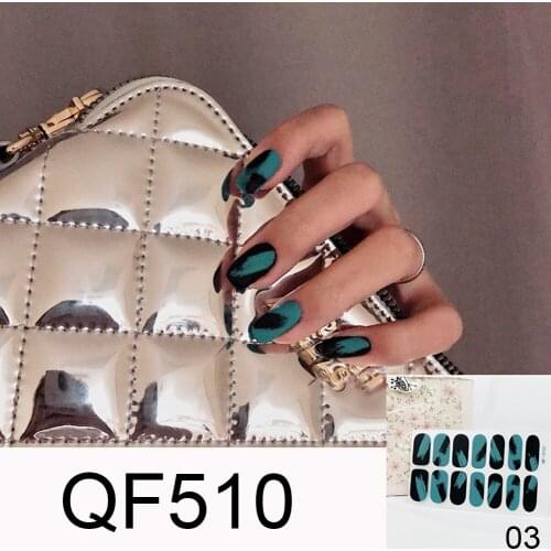 Full Cover Nail Stickers Nail Polish Nail Decoration Nails Sticker Designer Self Adhesive Nail Sticker Creative Nailart Sticker