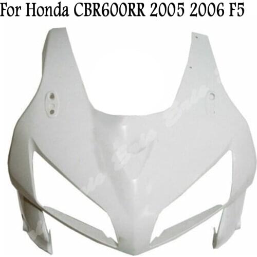 Unpainted Upper Front Cowl Nose Fairing For Honda CBR600RR F5 2005 2006
