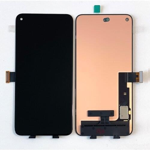 Original 6.0" For Google Pixel 5 LCD Screen Display+Touch Panel Digitizer Screen With Plastic Frame For Google Pixel 5 Display