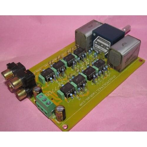 Douglas Self designed ultra-low distortion front-stage circuit amplification board LG77DD, gain about 22.7Db