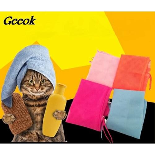 Mesh Cat Bathing Bag Cats Grooming Washing Bags Cat Bath Clean Bag No Scratching Bite Restraint Cat Supplies
