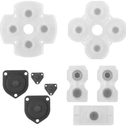Replacement Silicone Gamepad Conductive Pad for PS4 Controller Repair Parts Accessories