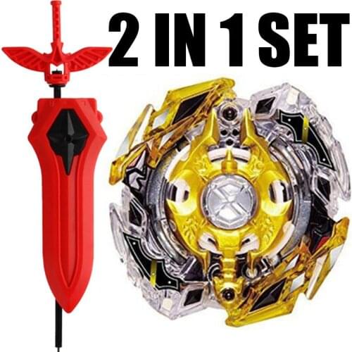Spinning Top Burst Toys B-111 Metal Fusion GyroToys Toy Kids With Sword Launcher