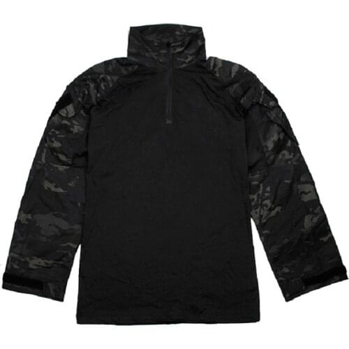 TMC2899-MCBK Camouflage Black G3 Tactical Camouflage Long Sleeves Jacket Top Training Shirt