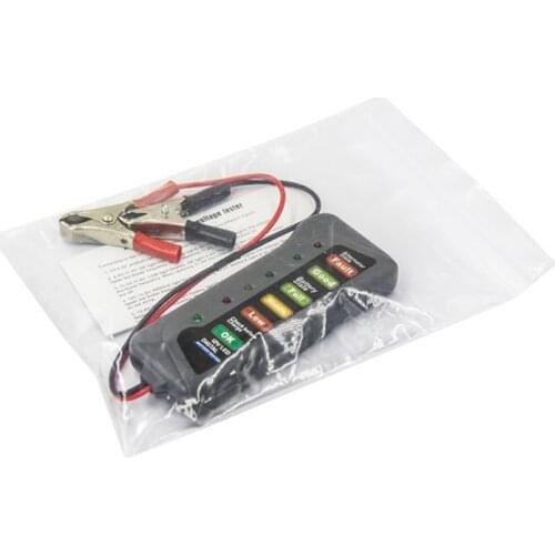 Car Battery Tester 12V Digital Alternator Tester 6 LED Lights Display Car Diagnostic Tool For Car 2021