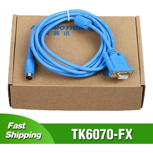 TK6070-FX for Weinview TK6070 Touch Screen Connect Mitsubishi FX Series PLC Programming Cable TK6070IH/IK/IP-FX Download Line