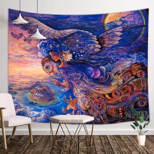 Gorgeous Fantasy Art Illustrated Tapestry Interior Art Home Decoration