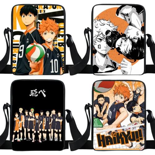 Japanese Anime Volleyba Haikyuu!! Messenger Bag Women Handbags Sun Xiangyang Crossbody Bag Mimi Messenger Bags Daily Backpack