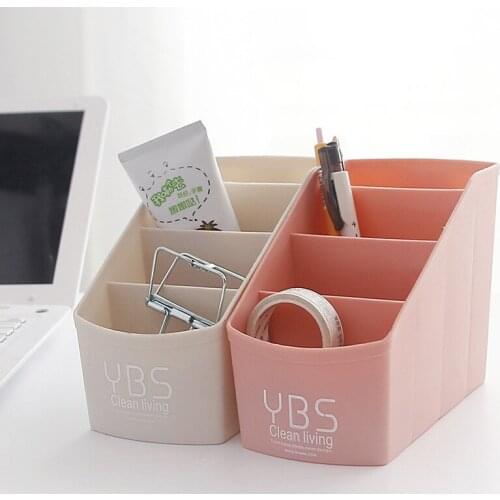 1pcs 3315 multi-function plastic multi-grid desktop storage box remote control cosmetics storage box office finishing box