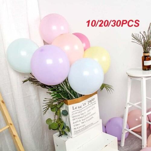 10/20/30PCS 10inch multi-color Macaron Latex Balloons Birthday Party Decorations Wedding Christmas Decor Kids Air Balloons