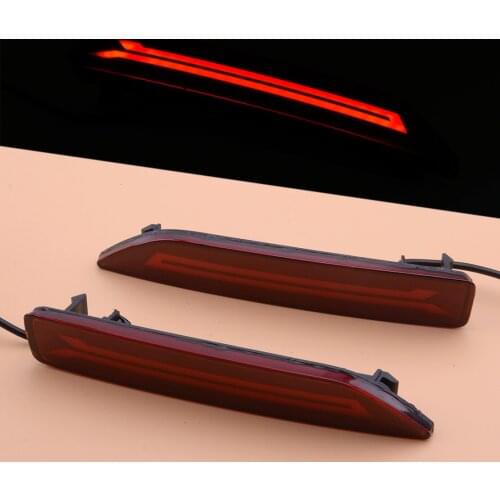 2pcs LED Rear Bumper Lamp DRL Stop Brake Reflector Light Lamp Fit for Honda CRV CR-V 2009 2008 2007