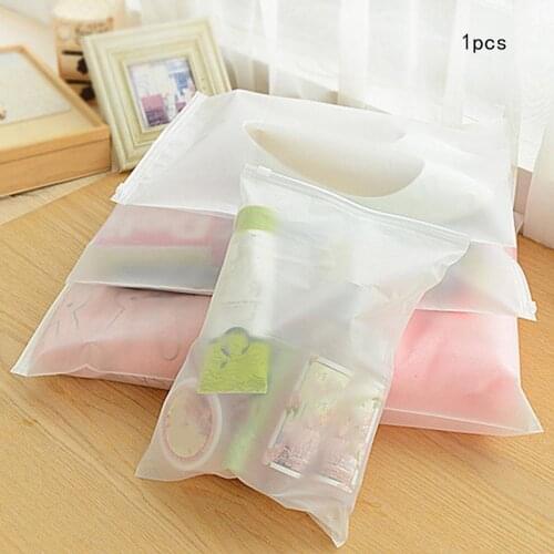 2020 Transparent Travel Storage Bag Portable Luggage Clothes Sorting Bag Translucent Bag Thick Plastic Bag